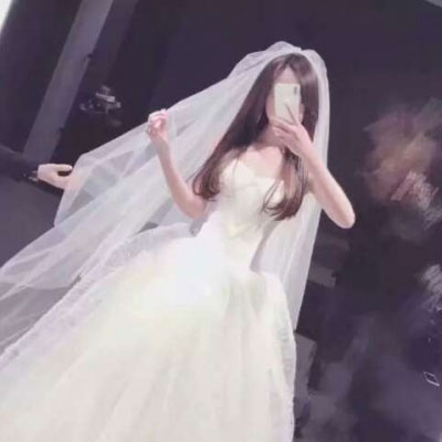 婚纱女头像高清图片 女生婚纱头像霸气背影图片