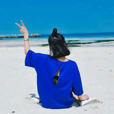 头像清纯背影或侧面 好看的小清新可爱背影图片图片