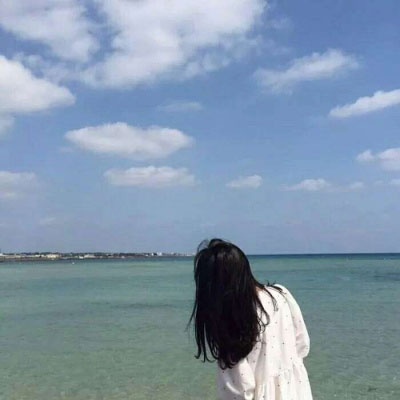 头像清纯背影或侧面 好看的小清新可爱背影图片图片