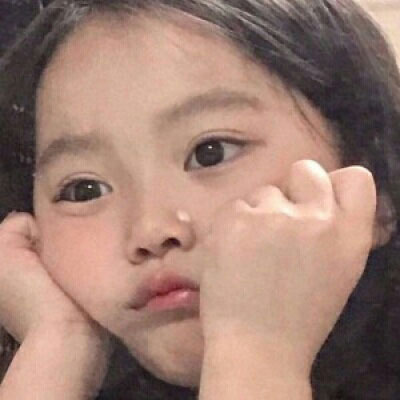 女生头像可爱呆萌小孩 真人呆萌小朋友头像图片