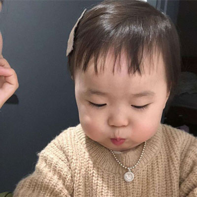 小萌娃头像超可爱头像 网红萌娃头像女生可爱嘟嘴