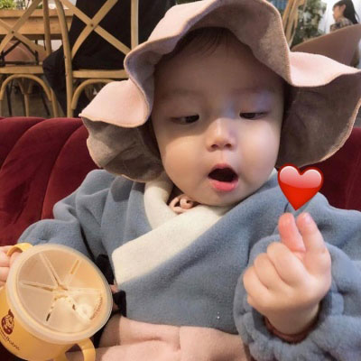 小萌娃头像超可爱头像 网红萌娃头像女生可爱嘟嘴