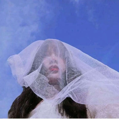 唯美蓝色系女生头像 超仙背影蓝色系的头像