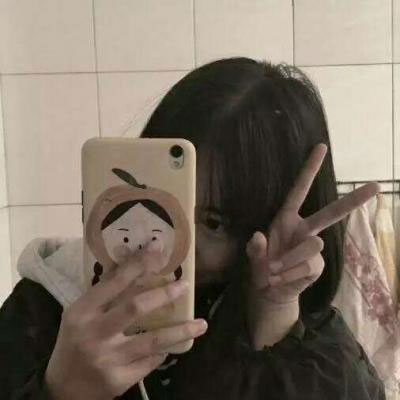 女头图片(拿手机挡脸)