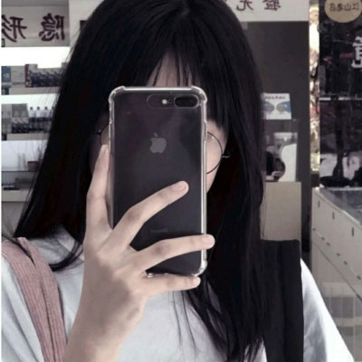 女头图片(拿手机挡脸)