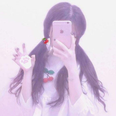 女生头像粉色系仙女味