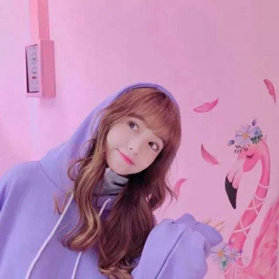 女生头像粉色系仙女味