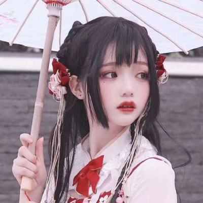 女生头像粉色系仙女味