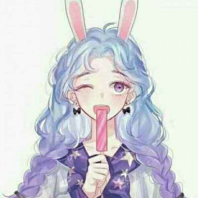 可爱头像女生萌萌哒卡通图片