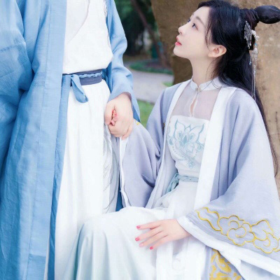 高清情头古风一男一女 真人情头淡雅古风唯美