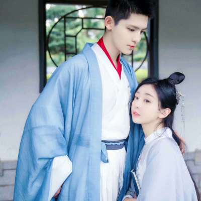 高清情头古风一男一女 真人情头淡雅古风唯美