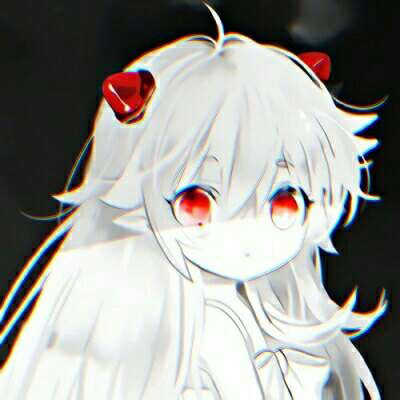 二次元黑暗系情侣头像 高清黑化动漫情侣头像一对两张