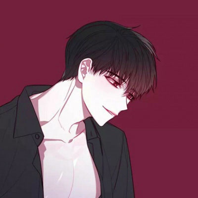 古风嫁衣红色双人头像 二次元红色系情头