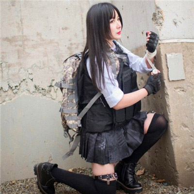 女生真人吃鸡头像 绝地求生女生吃鸡超酷头像图片