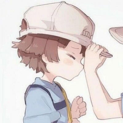 动漫萌系情头 动漫一男一女很火一对
