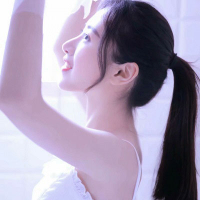 高清女头像侧脸干净 唯美有气质清纯少女头像