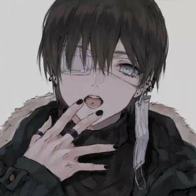 丧系情侣头像 动漫情头一男一女冷酷高冷型