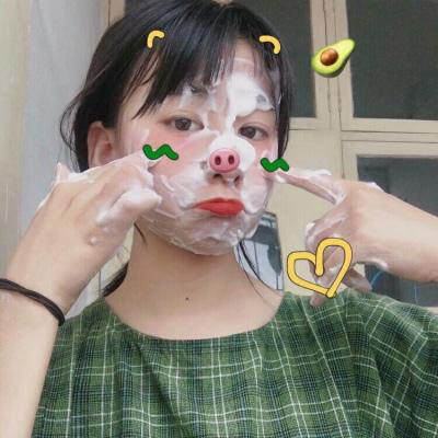 涂鸦头像女生可爱 简单涂鸦女生真人创意头像图片