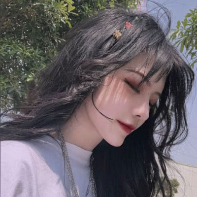 侧面头像女生唯美漂亮
