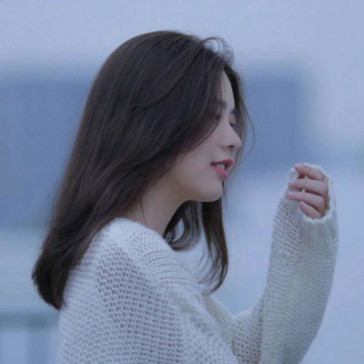 侧面头像女生唯美漂亮