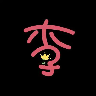 李字姓氏微信头像 姓李带字李姓头像图片大全