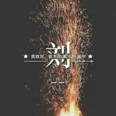 姓氏头像刘女 我姓刘的带字刘姓微信头像图片大全2020