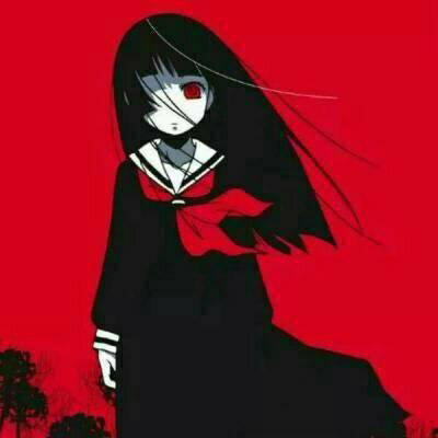 动漫吸血鬼情侣头像图片 恐怖黑暗系血腥情侣头像一对两张