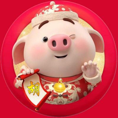 猪小屁情侣头像一左一右 猪小屁和猪小美微信头像高清图片大全
