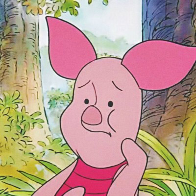 小猪piglet头像图片 卡通可爱小猪皮杰头像