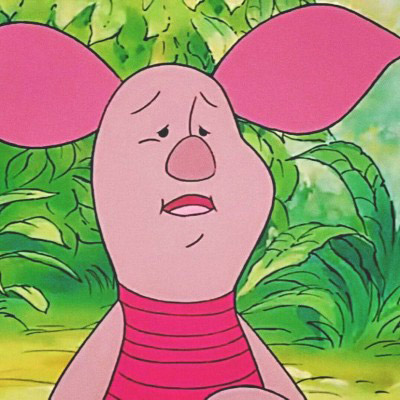 小猪piglet头像图片 卡通可爱小猪皮杰头像