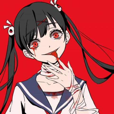 黑暗系血腥情侣头像快手专用尺寸 480x480清晰情侣快手头像图片