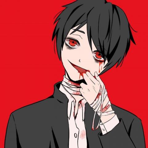 黑暗系血腥情侣头像快手专用尺寸 480x480清晰情侣快手头像图片