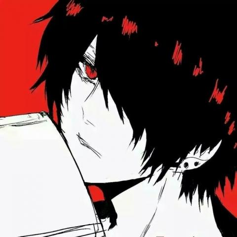 动漫头像男生冷酷霸气黑暗 动漫男生恐怖邪魅血腥头像