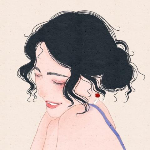 动漫高冷御姐女头 很霸气的快手二次元头像480x480清晰图片