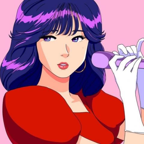 动漫高冷御姐女头 很霸气的快手二次元头像480x480清晰图片