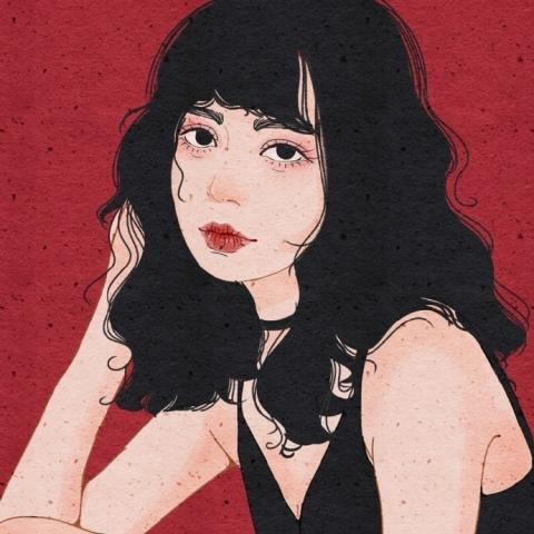 动漫高冷御姐女头 很霸气的快手二次元头像480x480清晰图片
