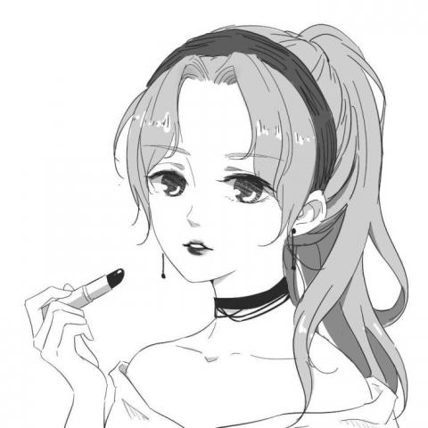 动漫高冷御姐女头 很霸气的快手二次元头像480x480清晰图片
