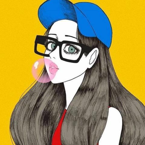 动漫高冷御姐女头 很霸气的快手二次元头像480x480清晰图片