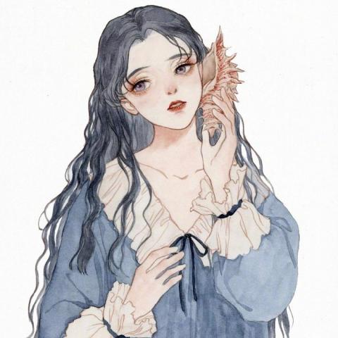动漫高冷御姐女头 很霸气的快手二次元头像480x480清晰图片