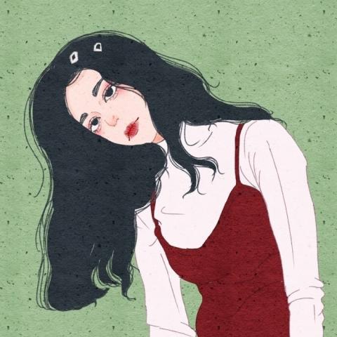 动漫高冷御姐女头 很霸气的快手二次元头像480x480清晰图片