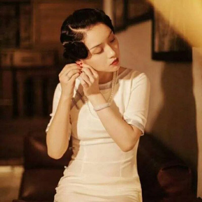 复古旗袍美女图片大全 穿民国y绑古典旗袍女人的微信头像图片