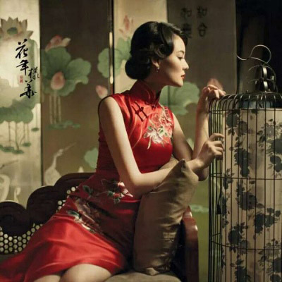 复古旗袍美女图片大全 穿民国y绑古典旗袍女人的微信头像图片