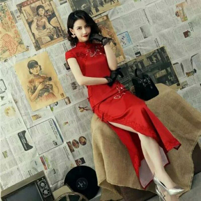 复古旗袍美女图片大全 穿民国y绑古典旗袍女人的微信头像图片