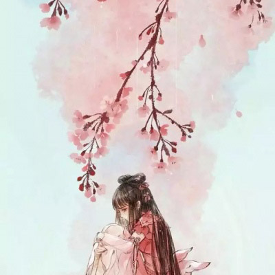 高清唯美手绘头像女生 简单气质仙气漫画图片