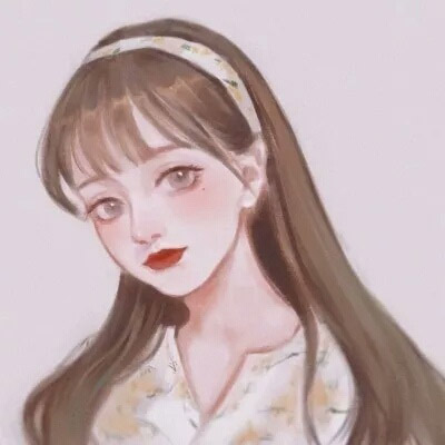 高清手绘头像女 好看手绘动漫头像女生图片图片