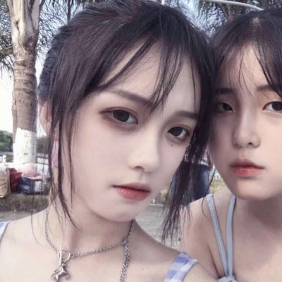 闺蜜头像一人一半真人 2张分开真人闺头