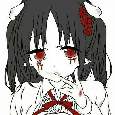 暗黑系病女头像动漫 动漫黑暗系少女图片
