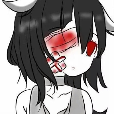 暗黑系病女头像动漫 动漫黑暗系少女图片