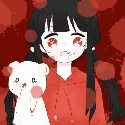 暗黑系病女头像动漫 动漫黑暗系少女图片