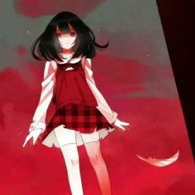 暗黑系病女头像动漫 动漫黑暗系少女图片